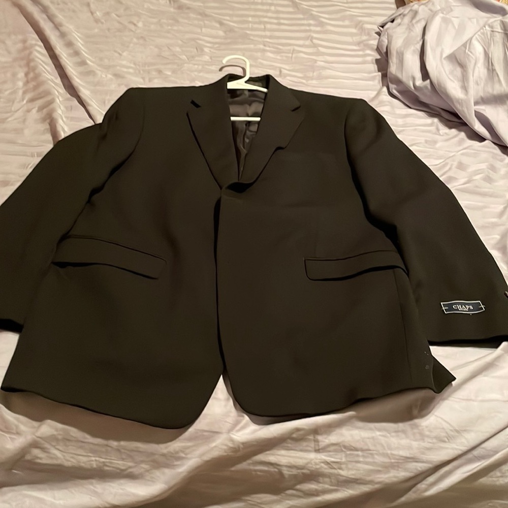 Chaps black blazer. 42R.